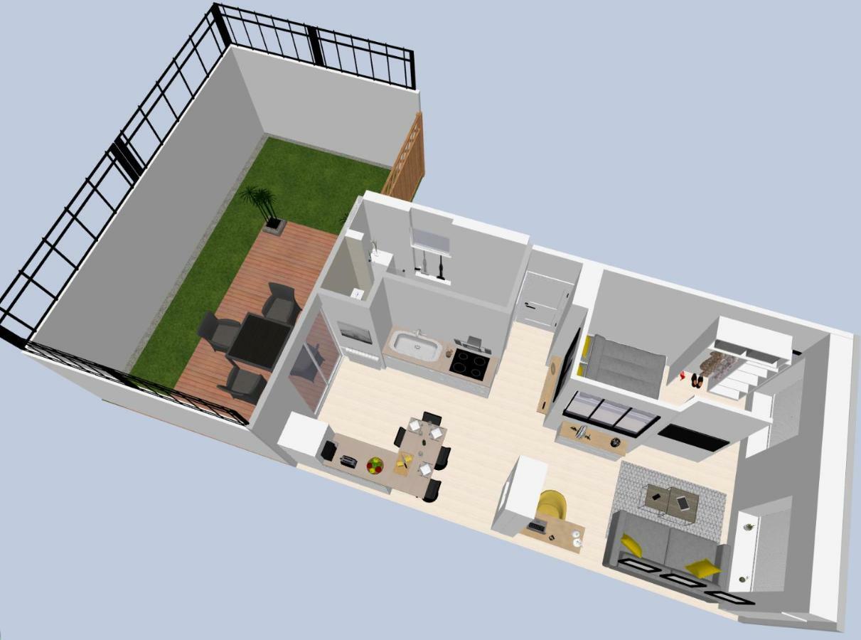 شقة Le P'Tit Atelier, Terrasse Privative لوريا المظهر الخارجي الصورة